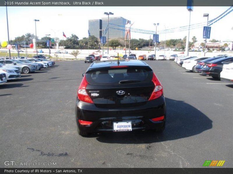 Ultra Black / Black 2016 Hyundai Accent Sport Hatchback