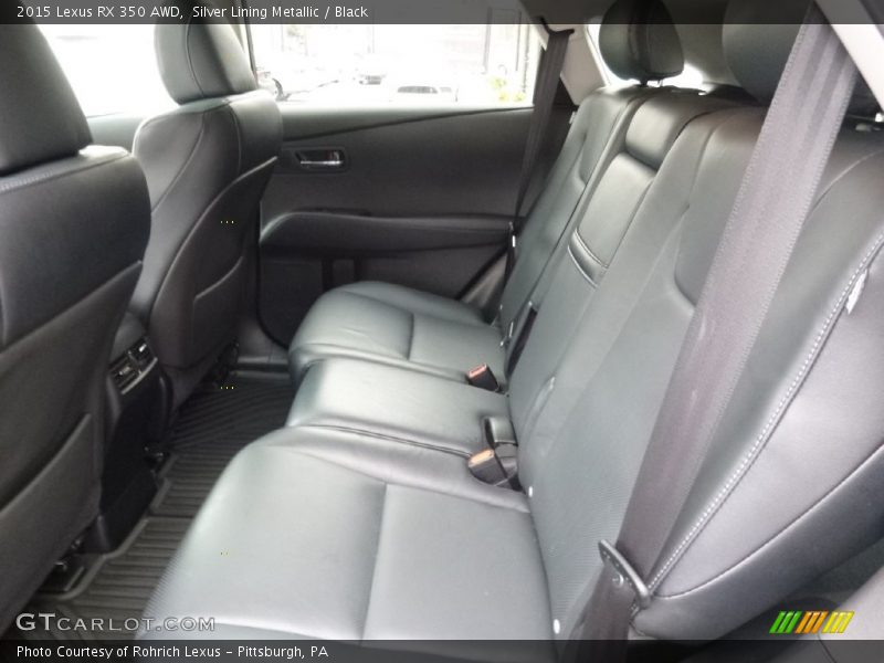 Silver Lining Metallic / Black 2015 Lexus RX 350 AWD