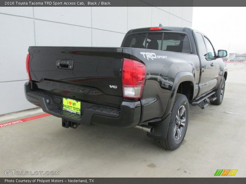 Black / Black 2016 Toyota Tacoma TRD Sport Access Cab