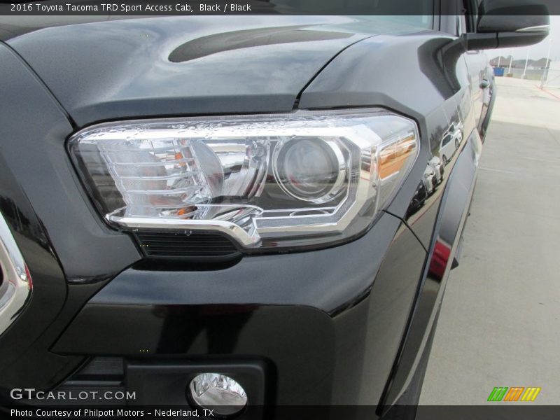 Black / Black 2016 Toyota Tacoma TRD Sport Access Cab