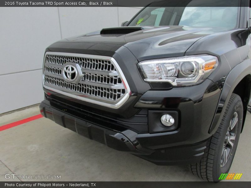 Black / Black 2016 Toyota Tacoma TRD Sport Access Cab
