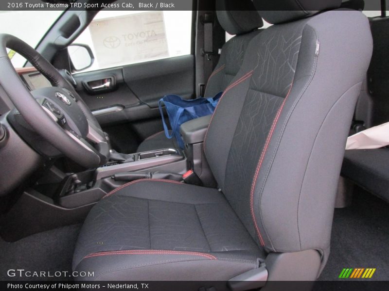 Black / Black 2016 Toyota Tacoma TRD Sport Access Cab