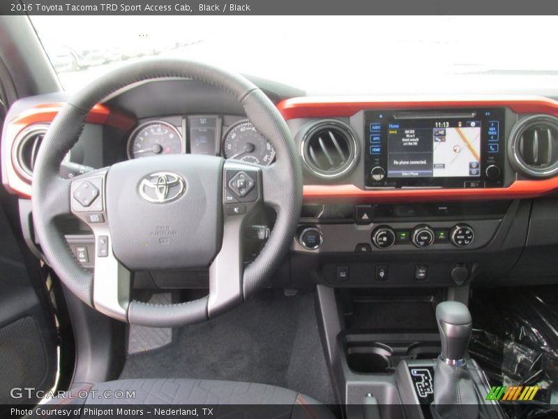 Black / Black 2016 Toyota Tacoma TRD Sport Access Cab