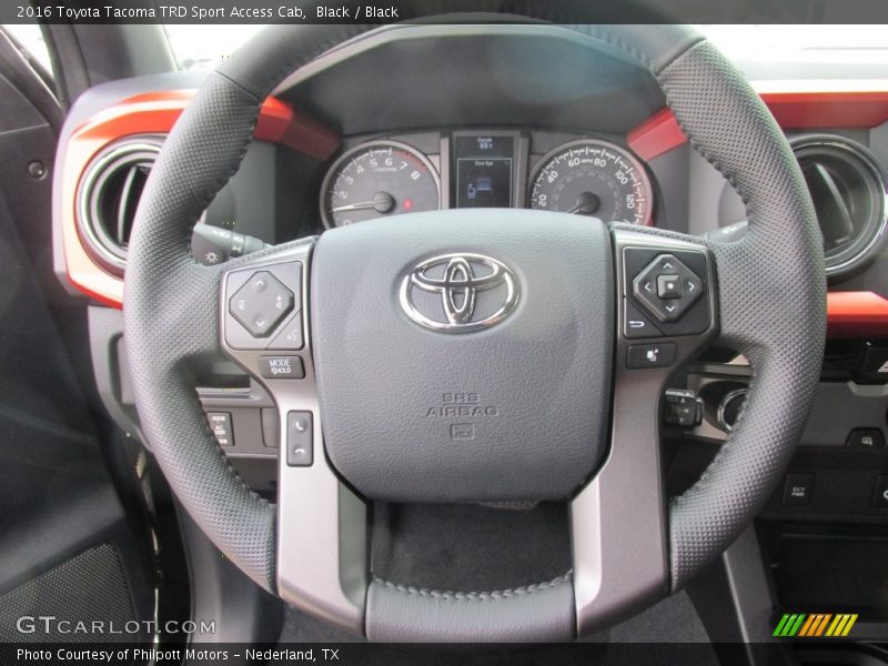 Black / Black 2016 Toyota Tacoma TRD Sport Access Cab