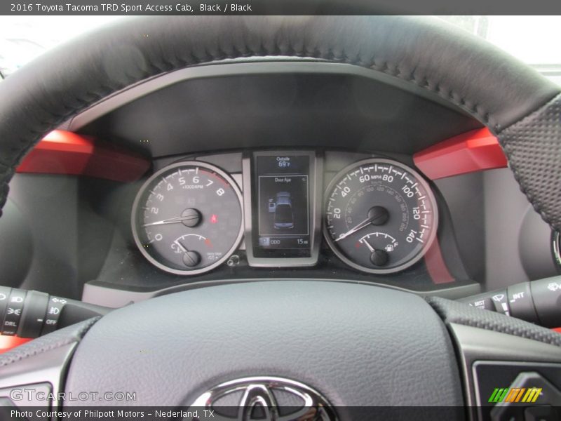 Black / Black 2016 Toyota Tacoma TRD Sport Access Cab