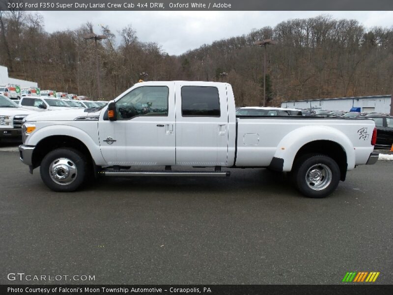 Oxford White / Adobe 2016 Ford F350 Super Duty Lariat Crew Cab 4x4 DRW