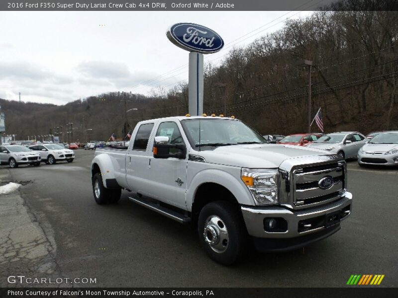 Oxford White / Adobe 2016 Ford F350 Super Duty Lariat Crew Cab 4x4 DRW