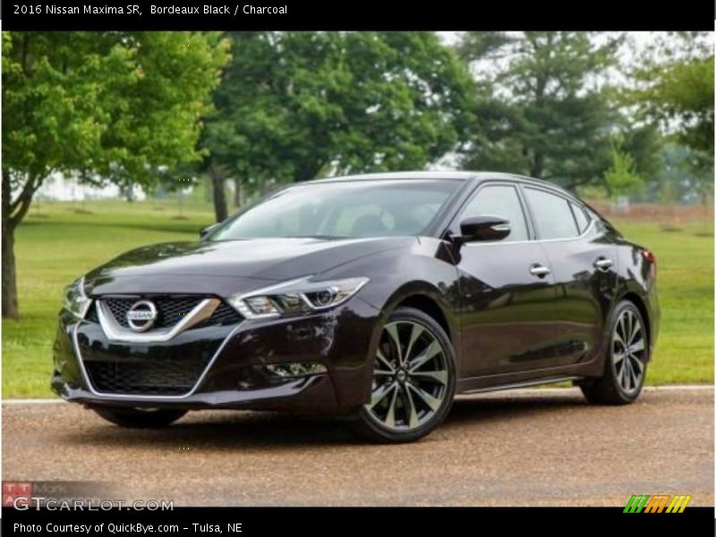 Bordeaux Black / Charcoal 2016 Nissan Maxima SR