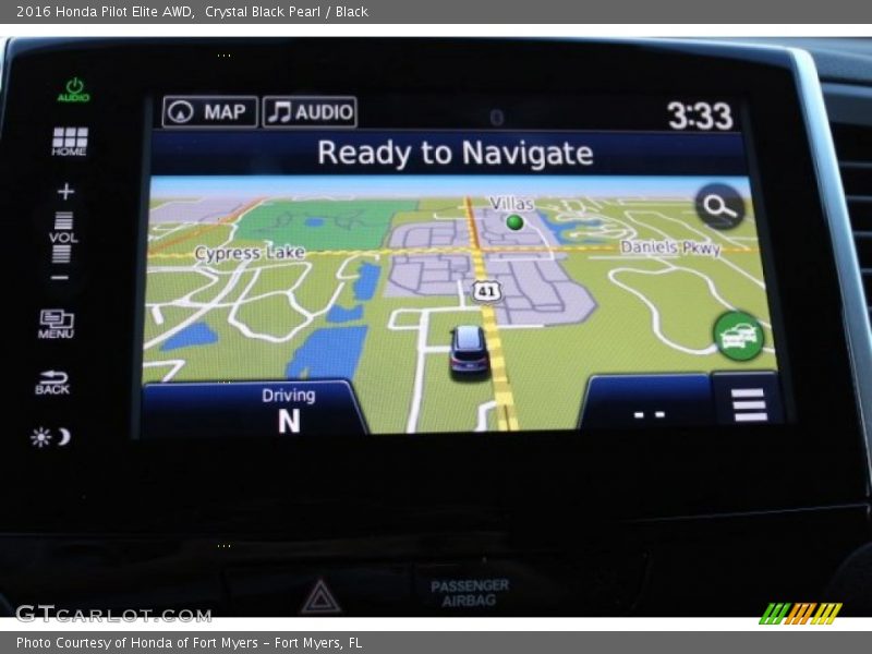 Navigation of 2016 Pilot Elite AWD