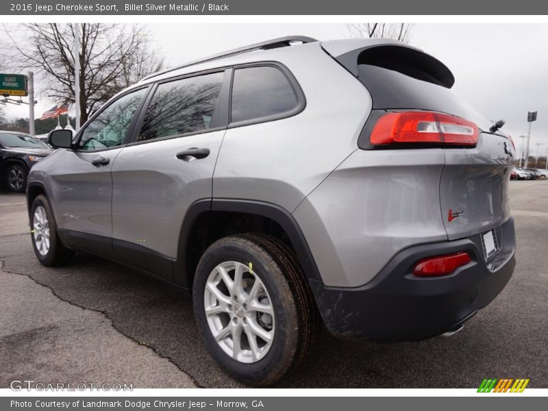 Billet Silver Metallic / Black 2016 Jeep Cherokee Sport
