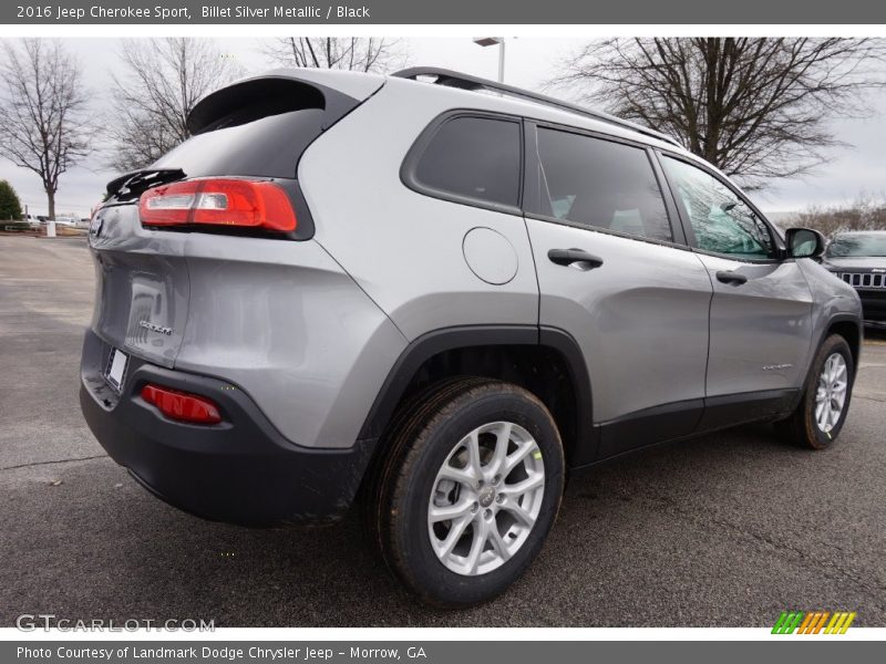 Billet Silver Metallic / Black 2016 Jeep Cherokee Sport