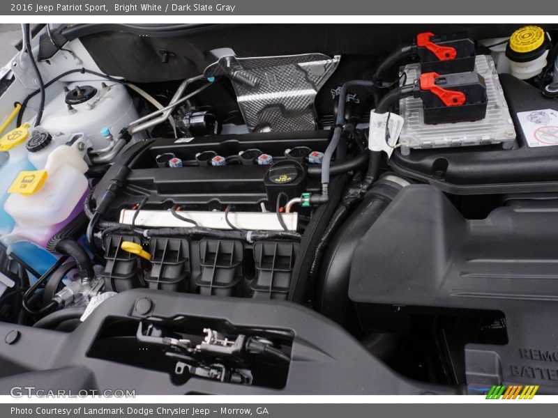 Bright White / Dark Slate Gray 2016 Jeep Patriot Sport