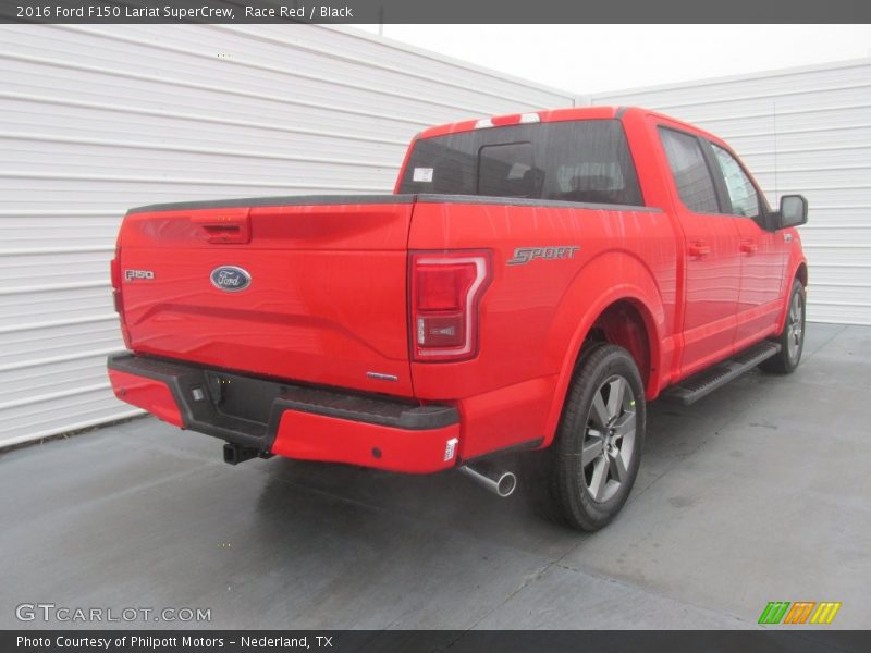Race Red / Black 2016 Ford F150 Lariat SuperCrew