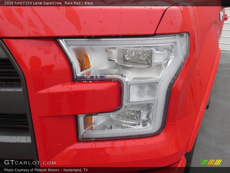 Race Red / Black 2016 Ford F150 Lariat SuperCrew