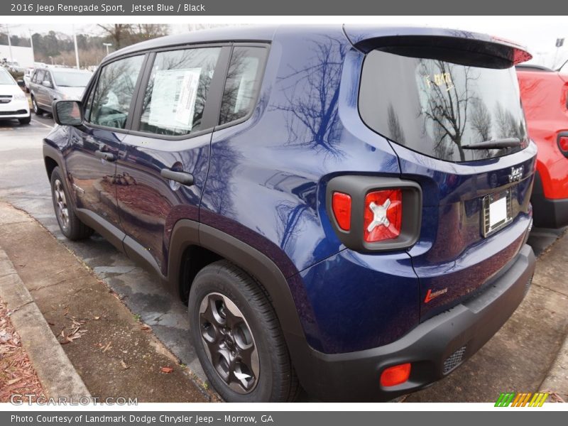 Jetset Blue / Black 2016 Jeep Renegade Sport