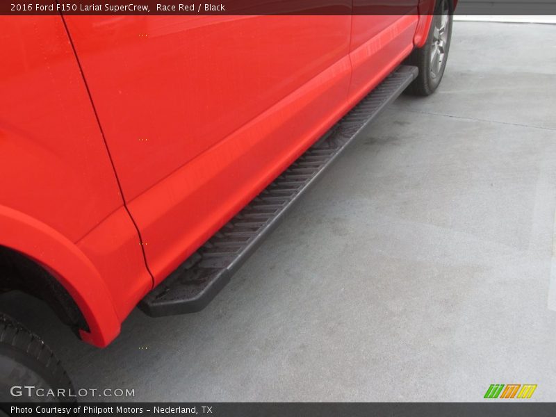 Race Red / Black 2016 Ford F150 Lariat SuperCrew
