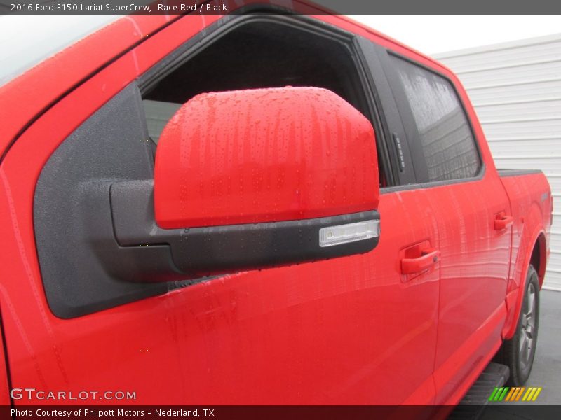 Race Red / Black 2016 Ford F150 Lariat SuperCrew