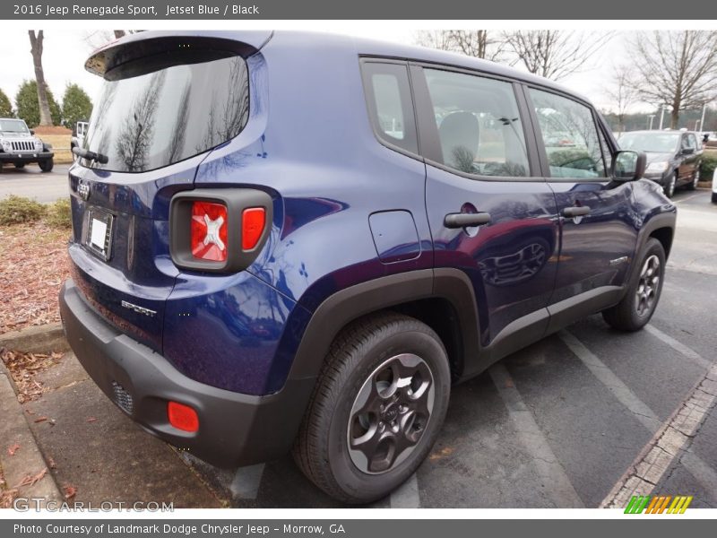Jetset Blue / Black 2016 Jeep Renegade Sport