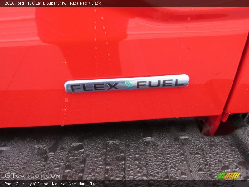 Race Red / Black 2016 Ford F150 Lariat SuperCrew