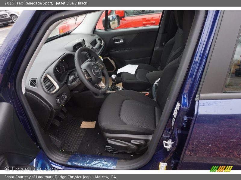 Jetset Blue / Black 2016 Jeep Renegade Sport