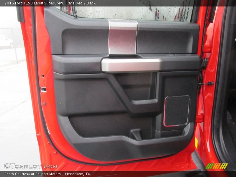 Race Red / Black 2016 Ford F150 Lariat SuperCrew
