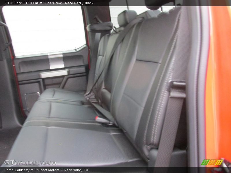 Race Red / Black 2016 Ford F150 Lariat SuperCrew