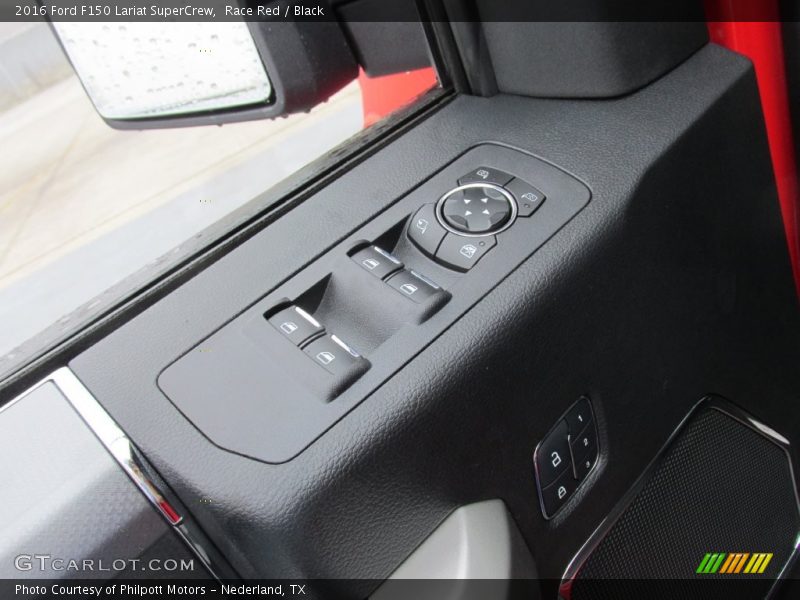 Race Red / Black 2016 Ford F150 Lariat SuperCrew