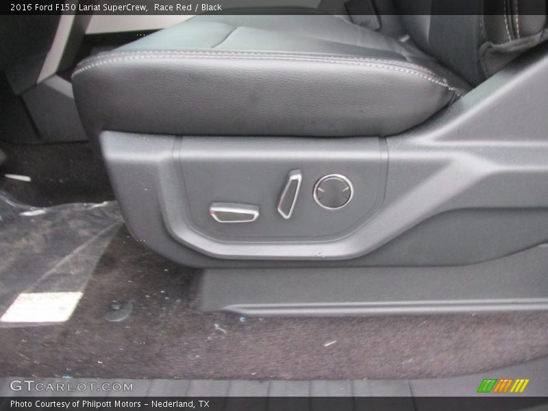 Race Red / Black 2016 Ford F150 Lariat SuperCrew