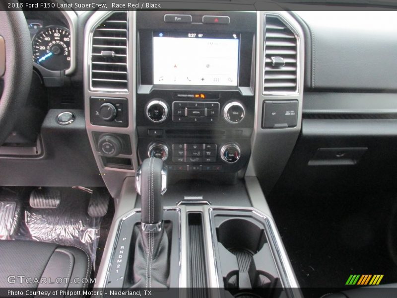 Race Red / Black 2016 Ford F150 Lariat SuperCrew