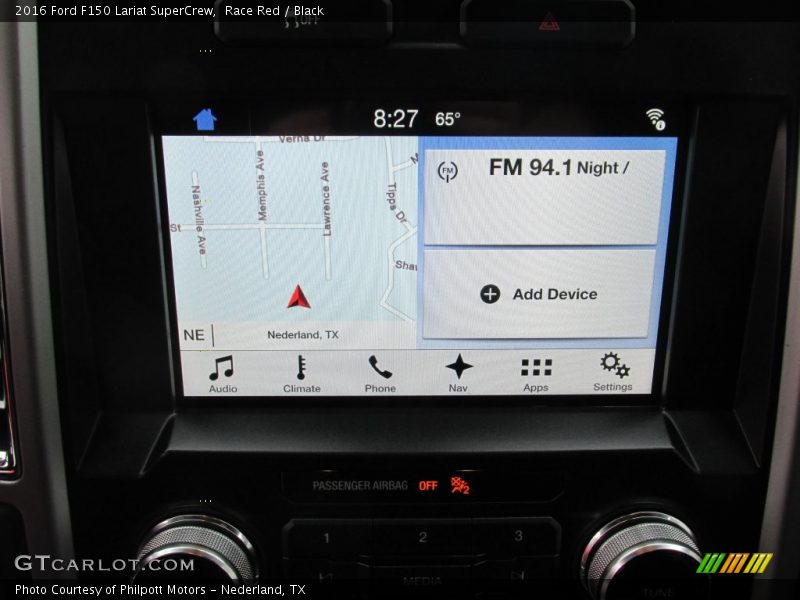 Race Red / Black 2016 Ford F150 Lariat SuperCrew