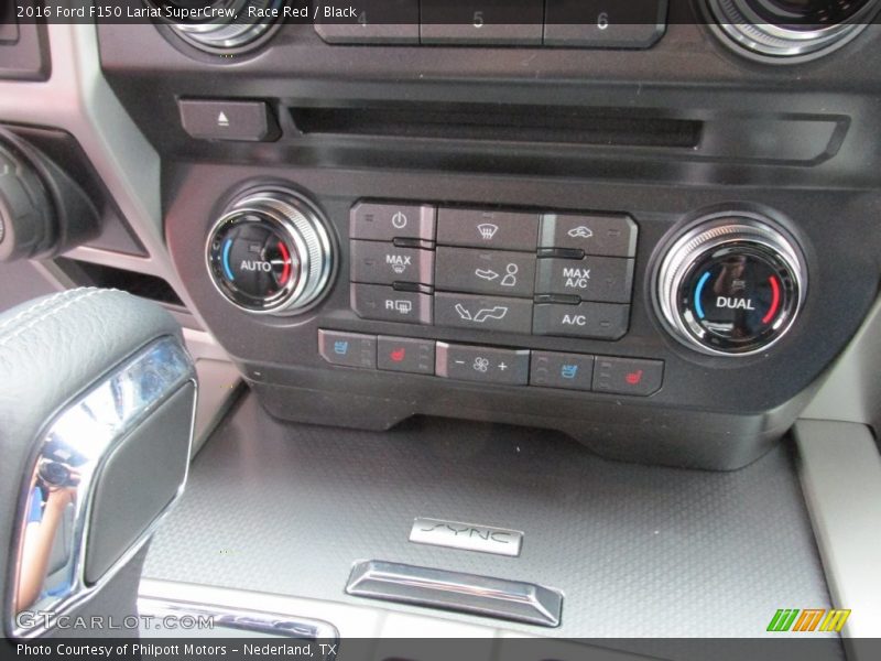 Race Red / Black 2016 Ford F150 Lariat SuperCrew