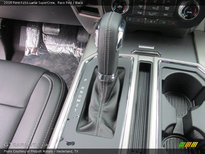 Race Red / Black 2016 Ford F150 Lariat SuperCrew