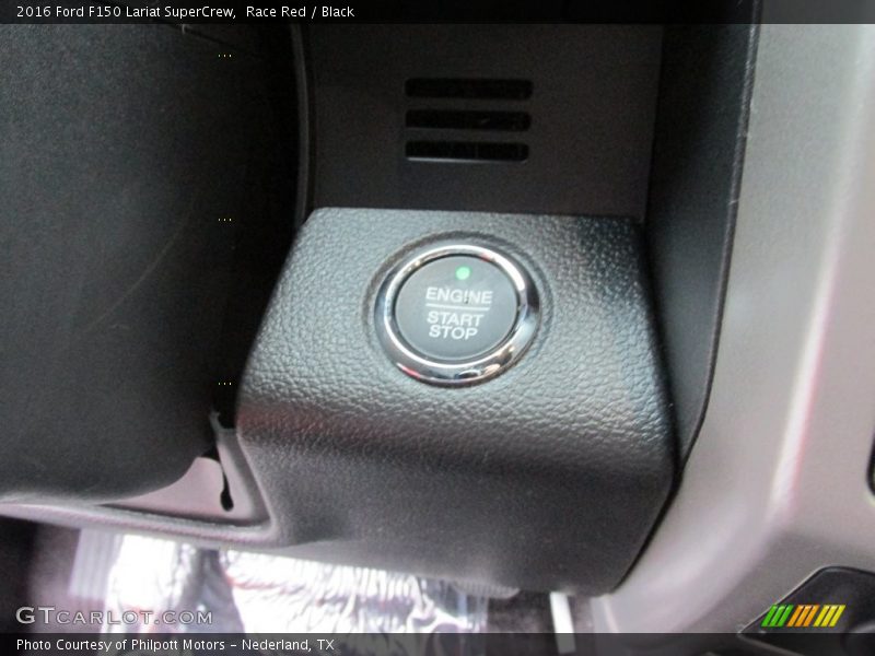 Race Red / Black 2016 Ford F150 Lariat SuperCrew