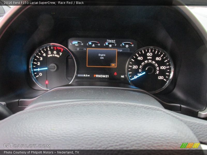 Race Red / Black 2016 Ford F150 Lariat SuperCrew