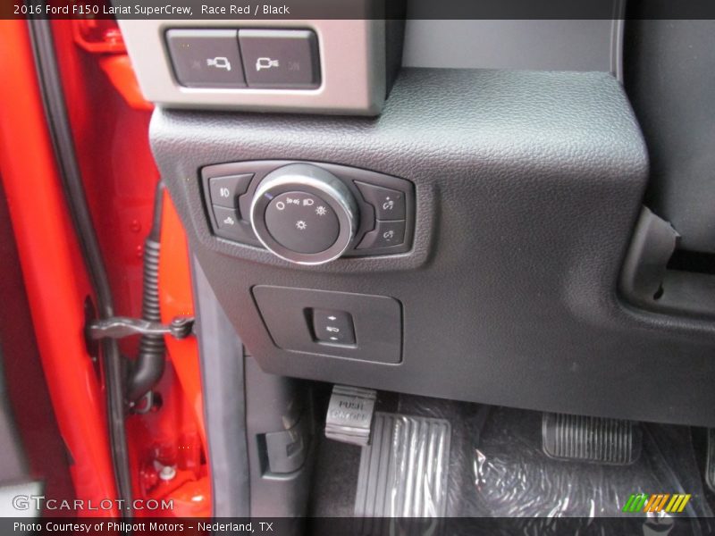 Race Red / Black 2016 Ford F150 Lariat SuperCrew