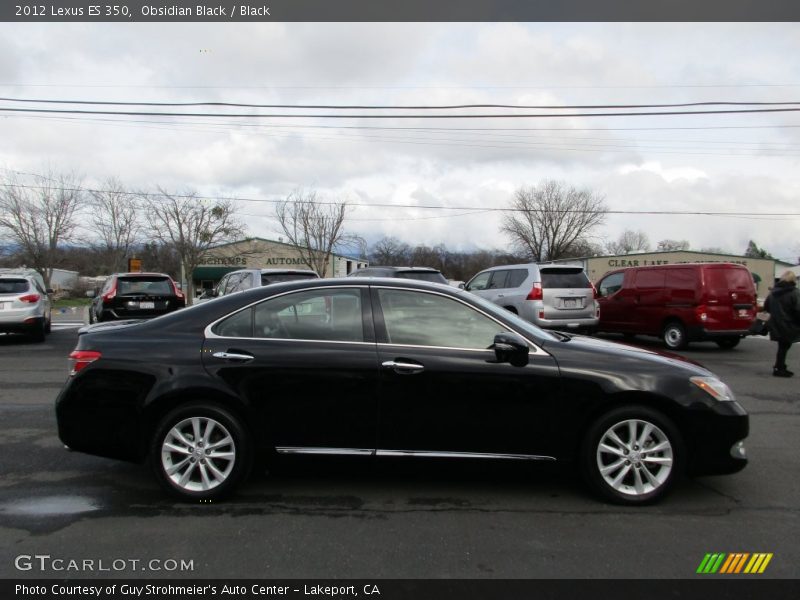 Obsidian Black / Black 2012 Lexus ES 350