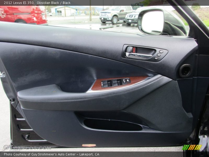 Obsidian Black / Black 2012 Lexus ES 350