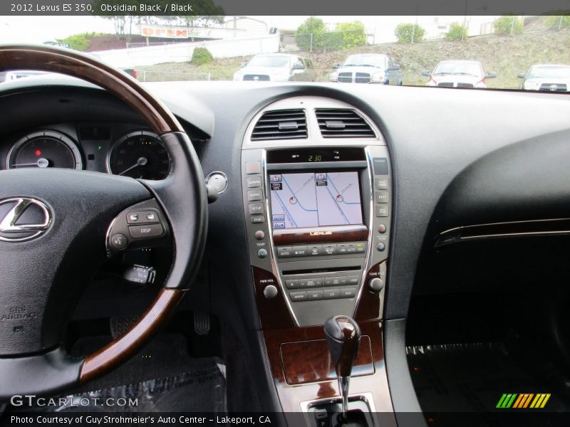 Obsidian Black / Black 2012 Lexus ES 350