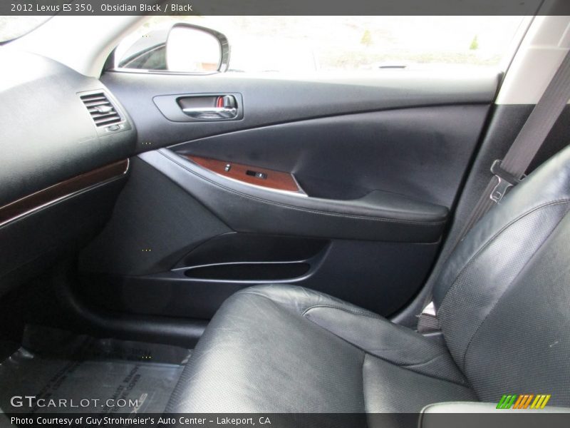 Obsidian Black / Black 2012 Lexus ES 350