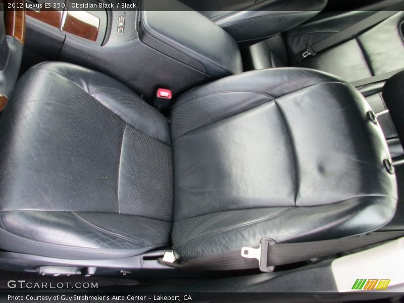 Obsidian Black / Black 2012 Lexus ES 350