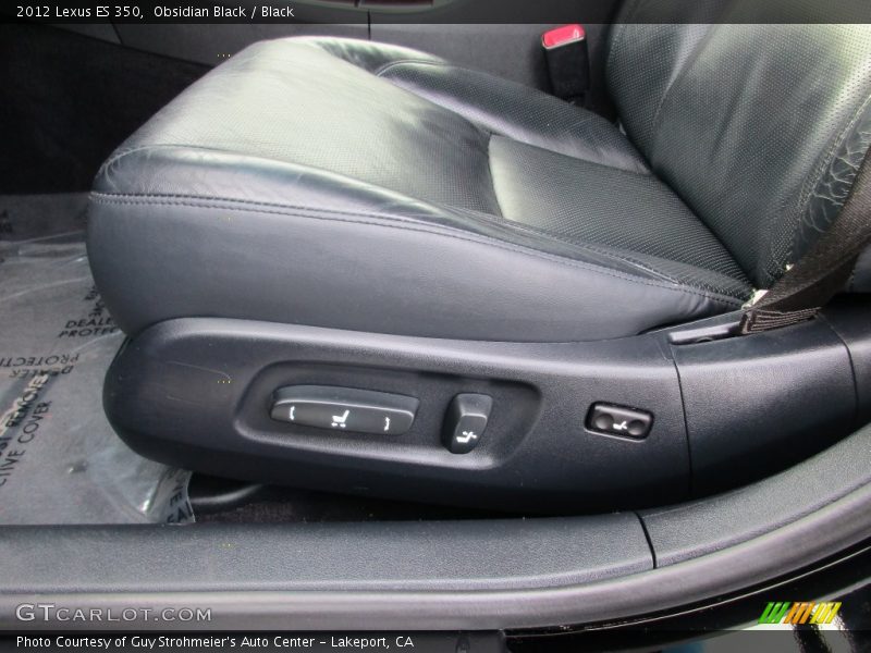 Obsidian Black / Black 2012 Lexus ES 350