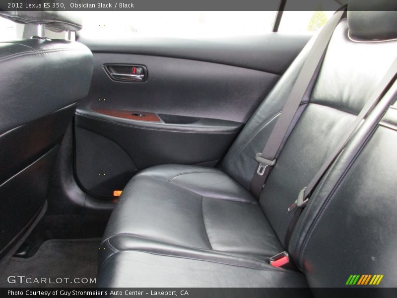 Obsidian Black / Black 2012 Lexus ES 350