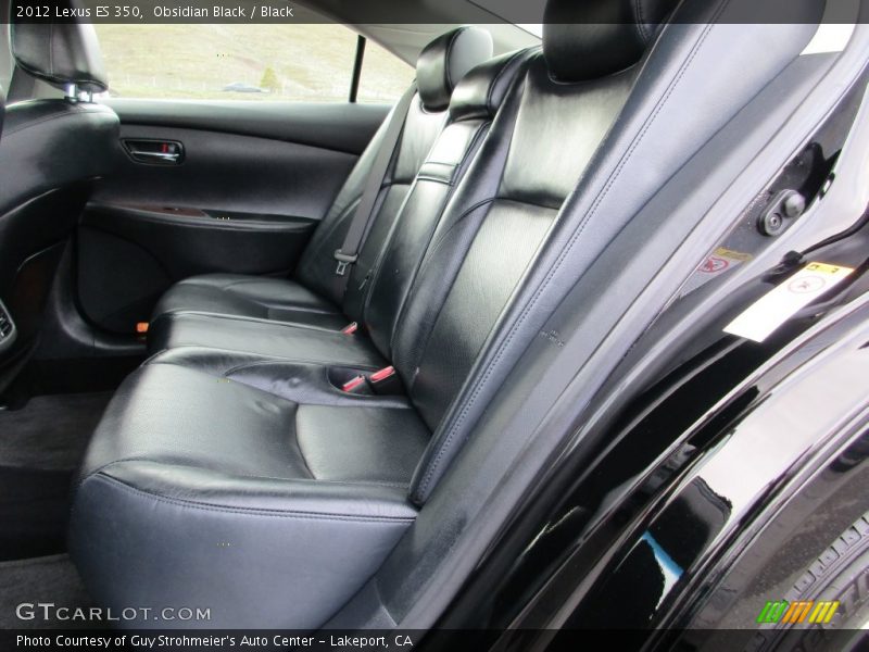 Obsidian Black / Black 2012 Lexus ES 350