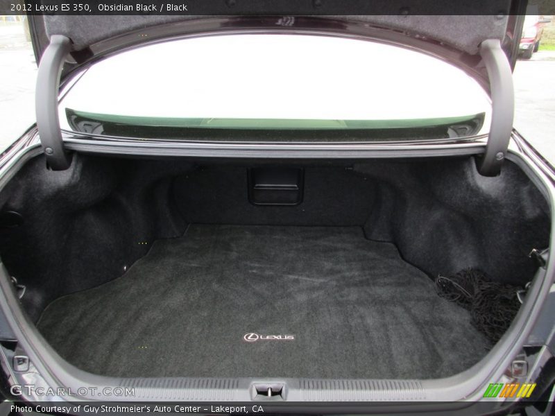 Obsidian Black / Black 2012 Lexus ES 350