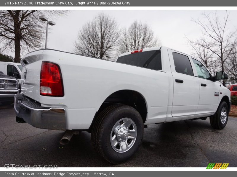 Bright White / Black/Diesel Gray 2016 Ram 2500 Tradesman Crew Cab