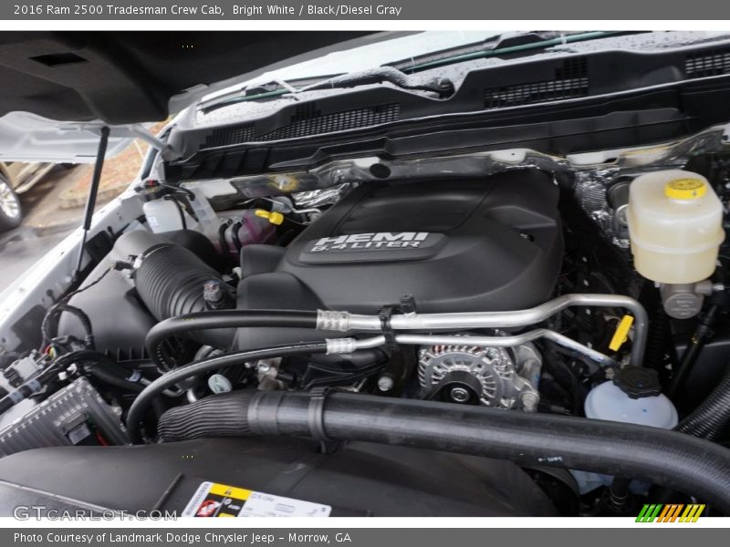 Bright White / Black/Diesel Gray 2016 Ram 2500 Tradesman Crew Cab