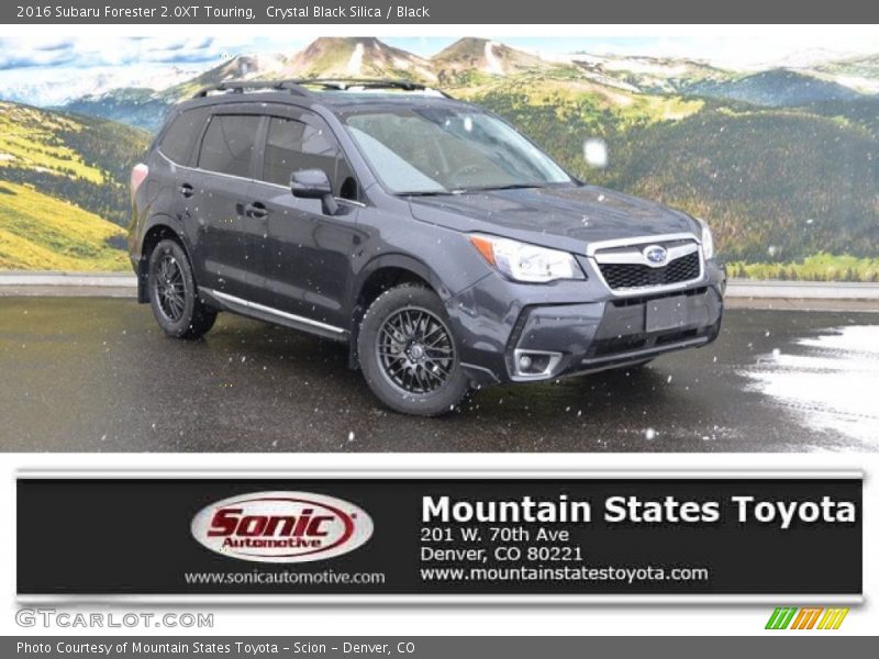 Crystal Black Silica / Black 2016 Subaru Forester 2.0XT Touring