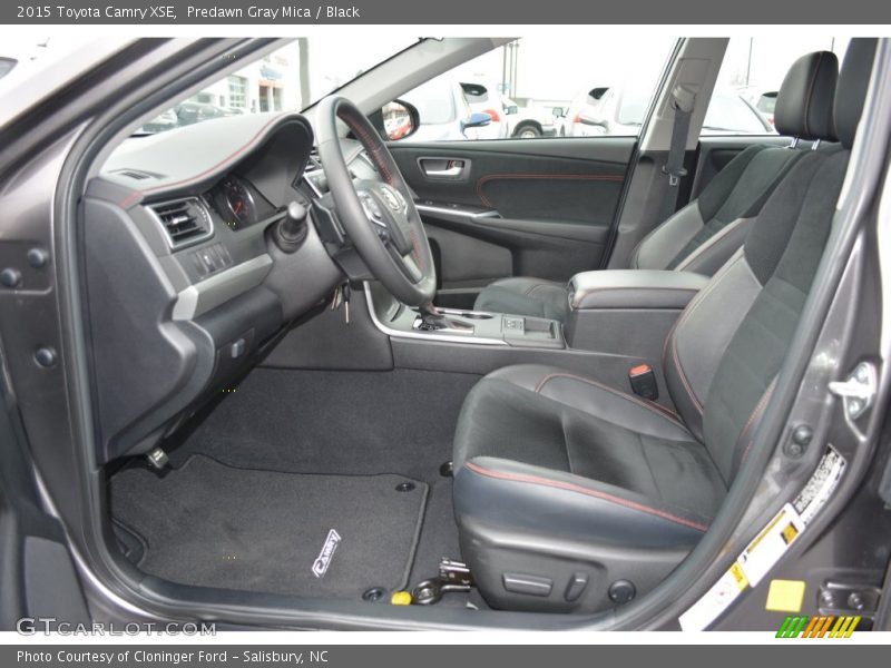 Predawn Gray Mica / Black 2015 Toyota Camry XSE