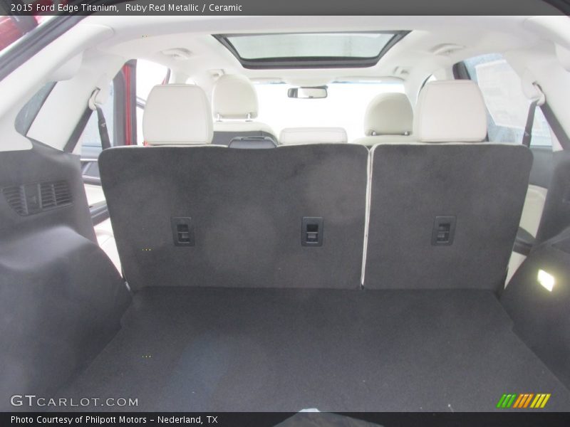 Ruby Red Metallic / Ceramic 2015 Ford Edge Titanium