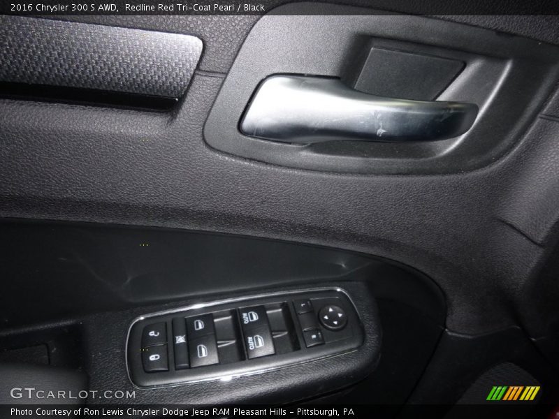 Redline Red Tri-Coat Pearl / Black 2016 Chrysler 300 S AWD